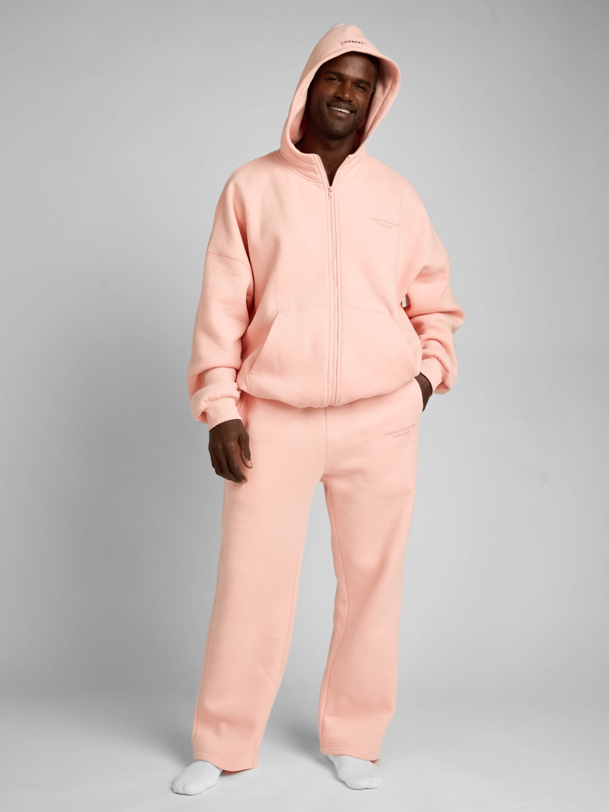 Comfrt Pastel Zip Hoodie CloudTouch Fleece
