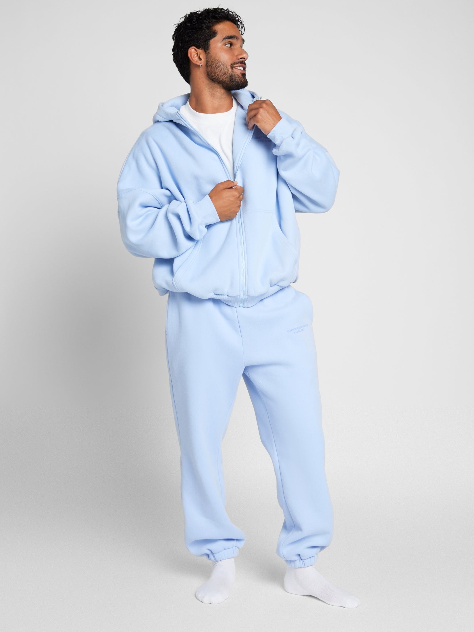 Comfrt Pastel Zip Hoodie CloudTouch Fleece
