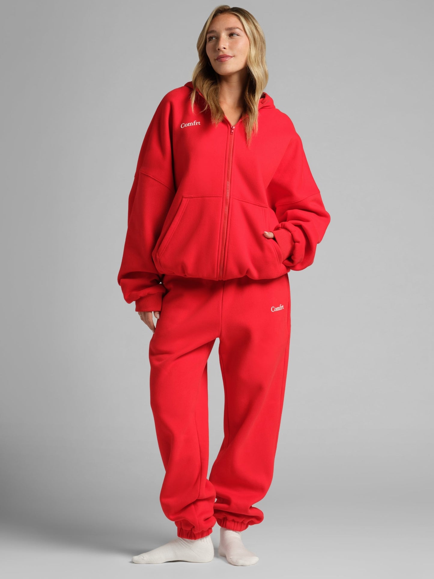 Comfrt Cloud Zip Oversized Hoodie