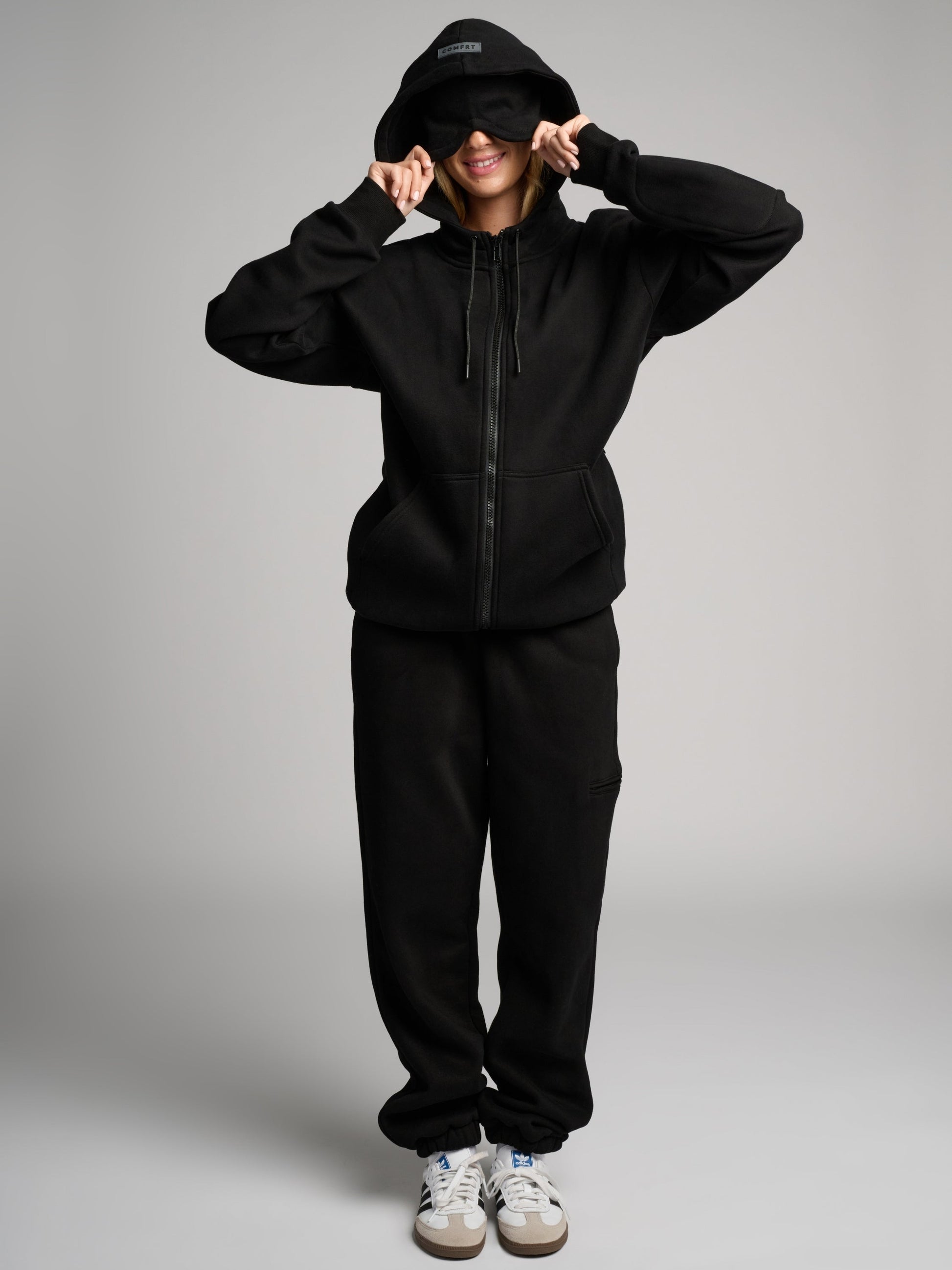 Comfrt Airplane Mode Travel Zip Hoodie
