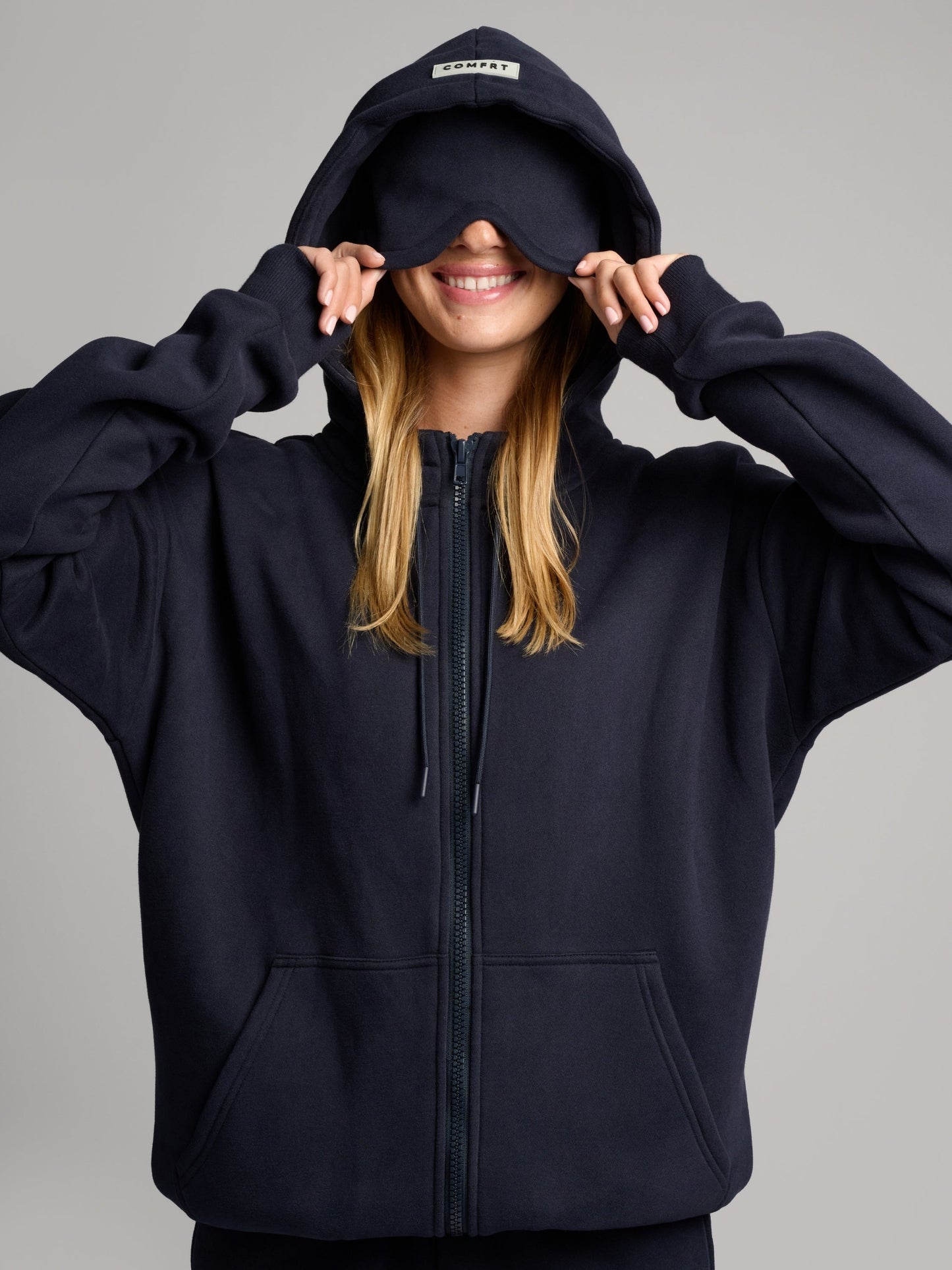 Comfrt Airplane Mode Travel Zip Hoodie