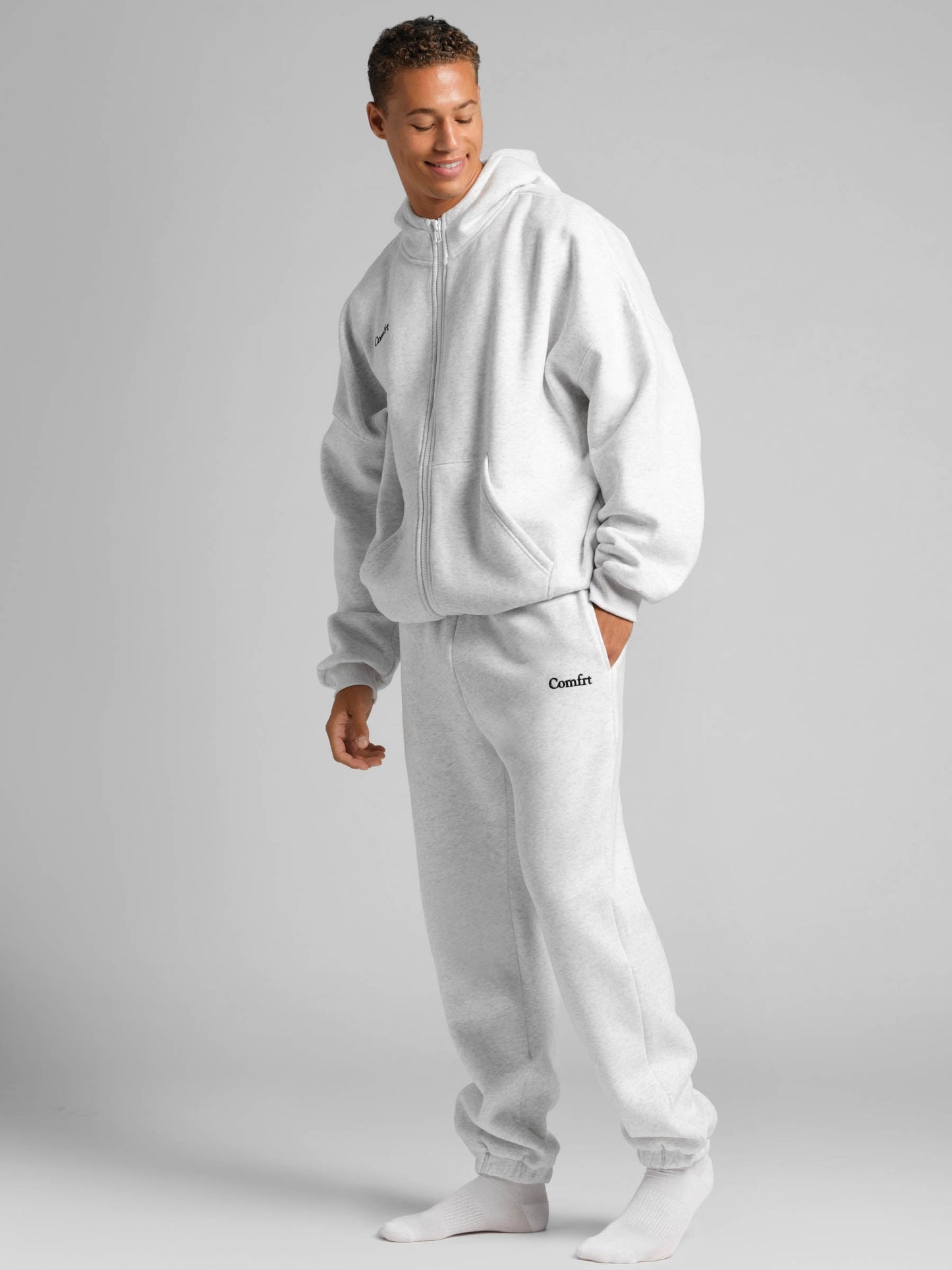 Comfrt Cloud Zip Oversized Hoodie