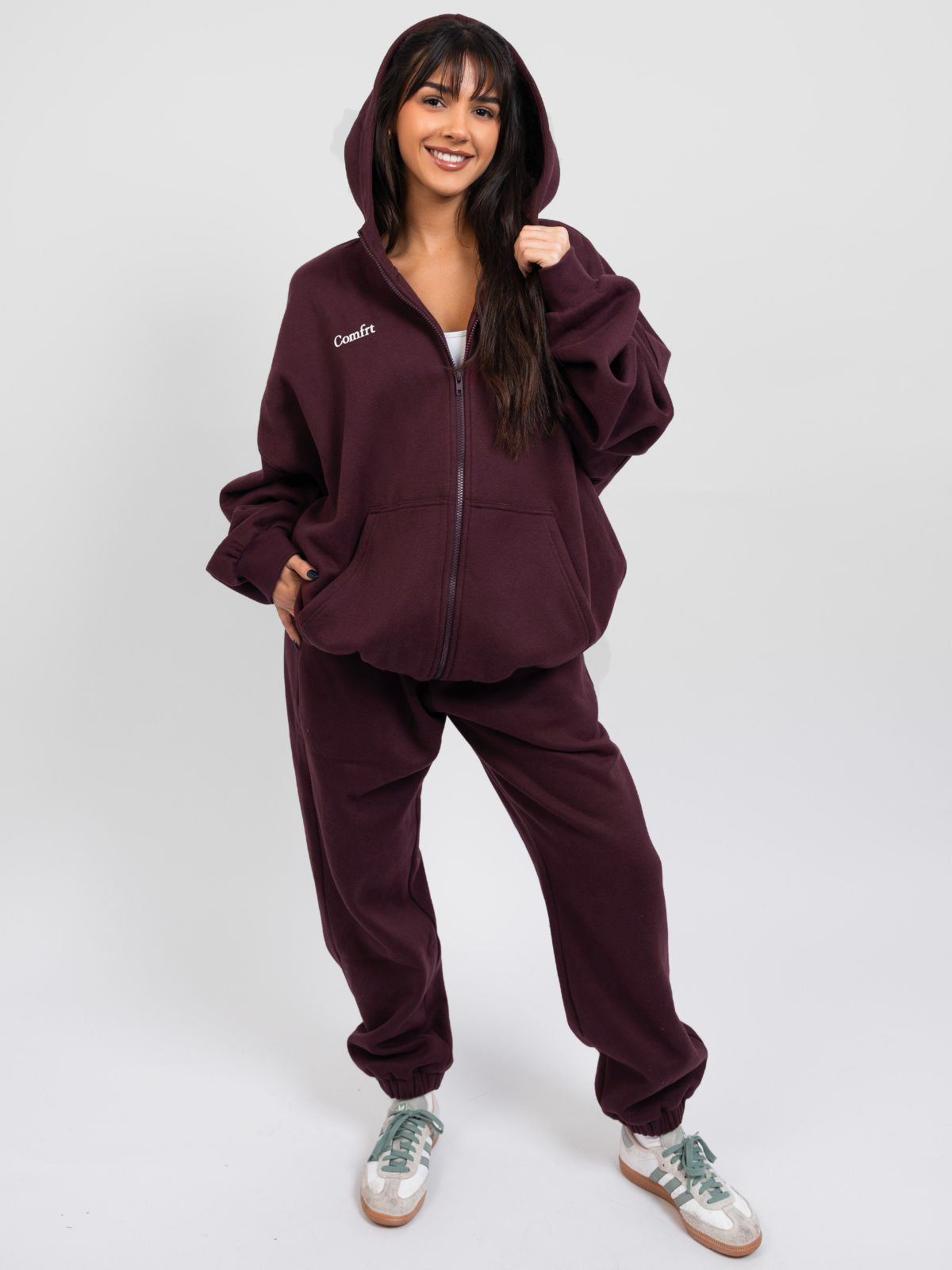 Comfrt Cloud Zip Oversized Hoodie
