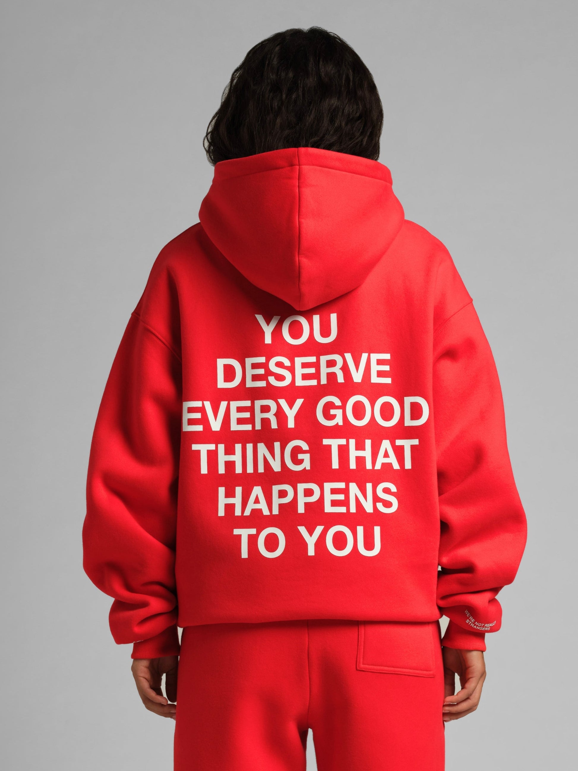 Comfrt x We're Not Really Strangers Hoodie Superweiche Baumwollmischung