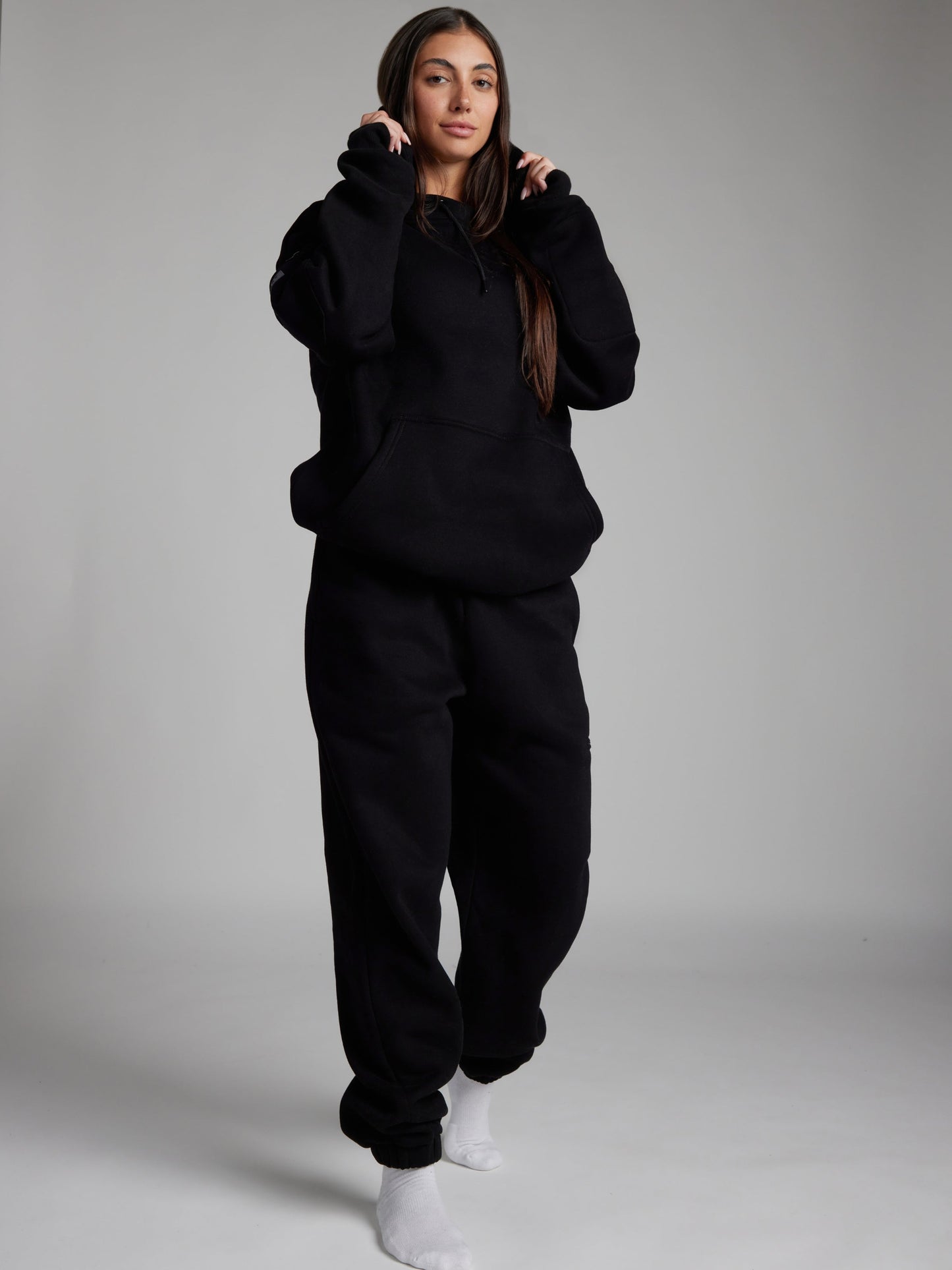 Comfrt Airplane Mode Travel Hoodie mit integrierter Augenmaske