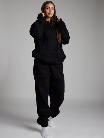 Comfrt Airplane Mode Travel Hoodie mit integrierter Augenmaske