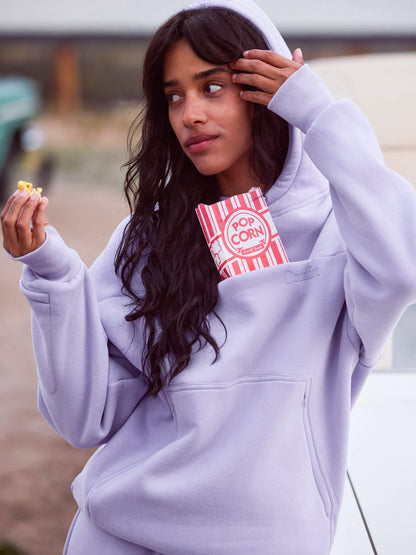 Comfrt Snak™ Hoodie Unisex Heavyweight Fleece mit 6 Snacktaschen