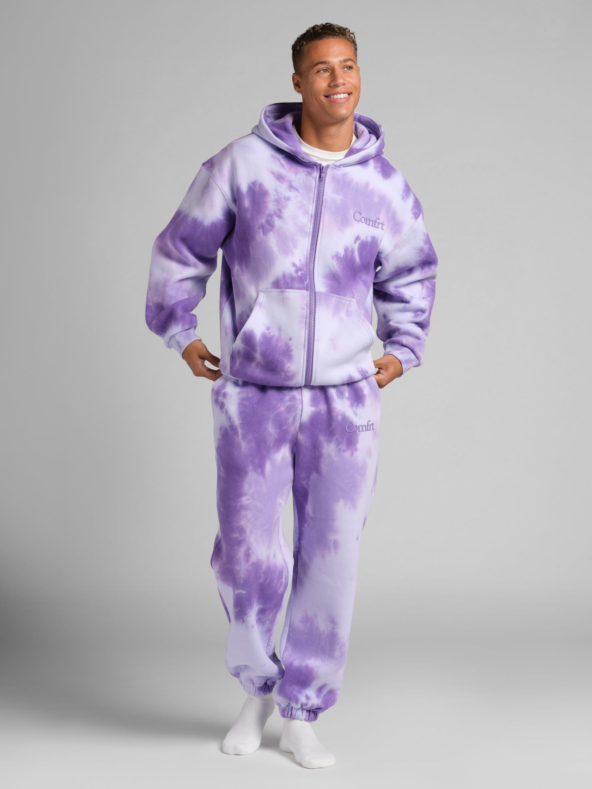 Comfrt Minimalist Zip Hoodie CloudTouch Fleece