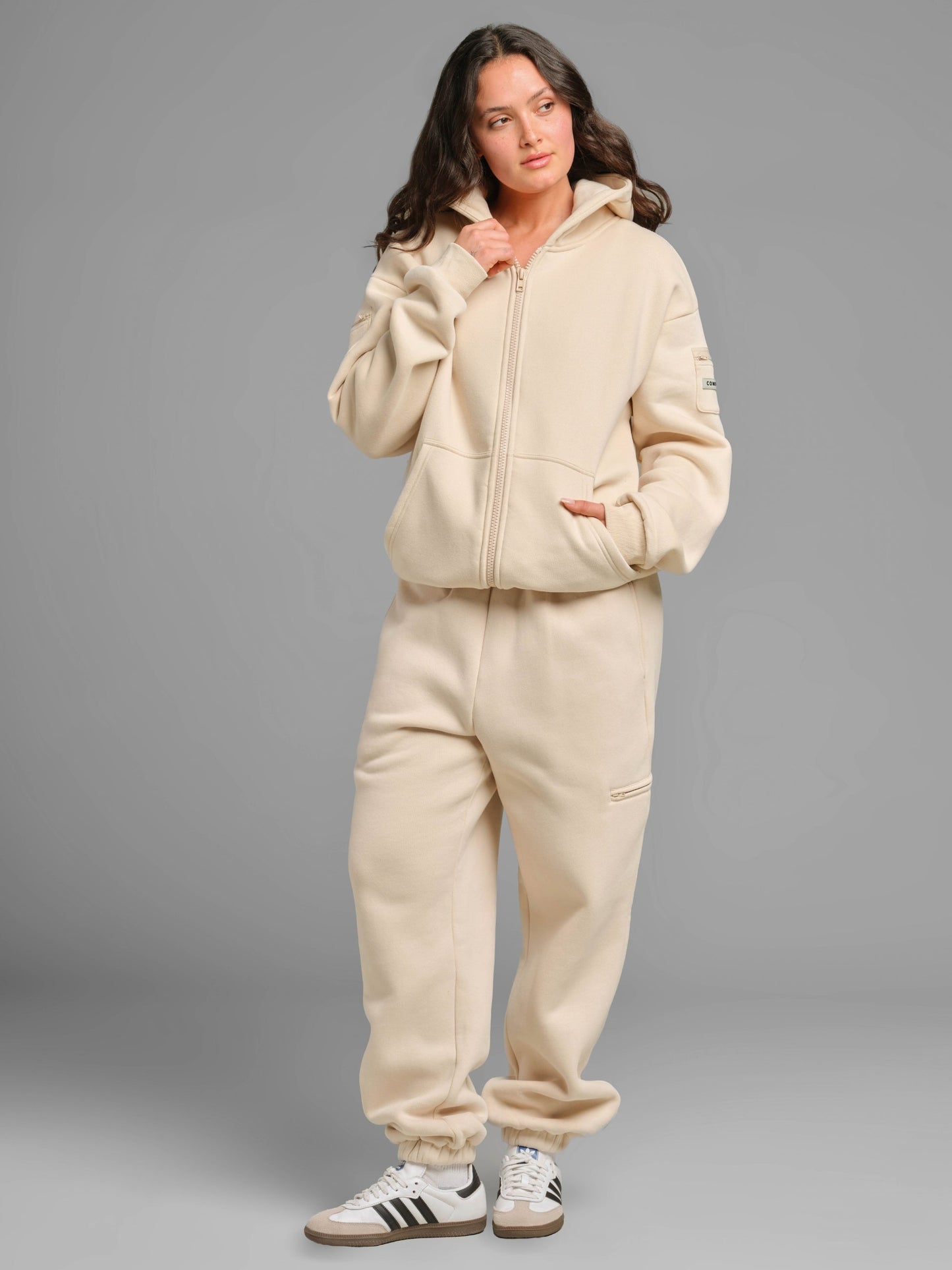 Comfrt Travel Essentials Zip Hoodie