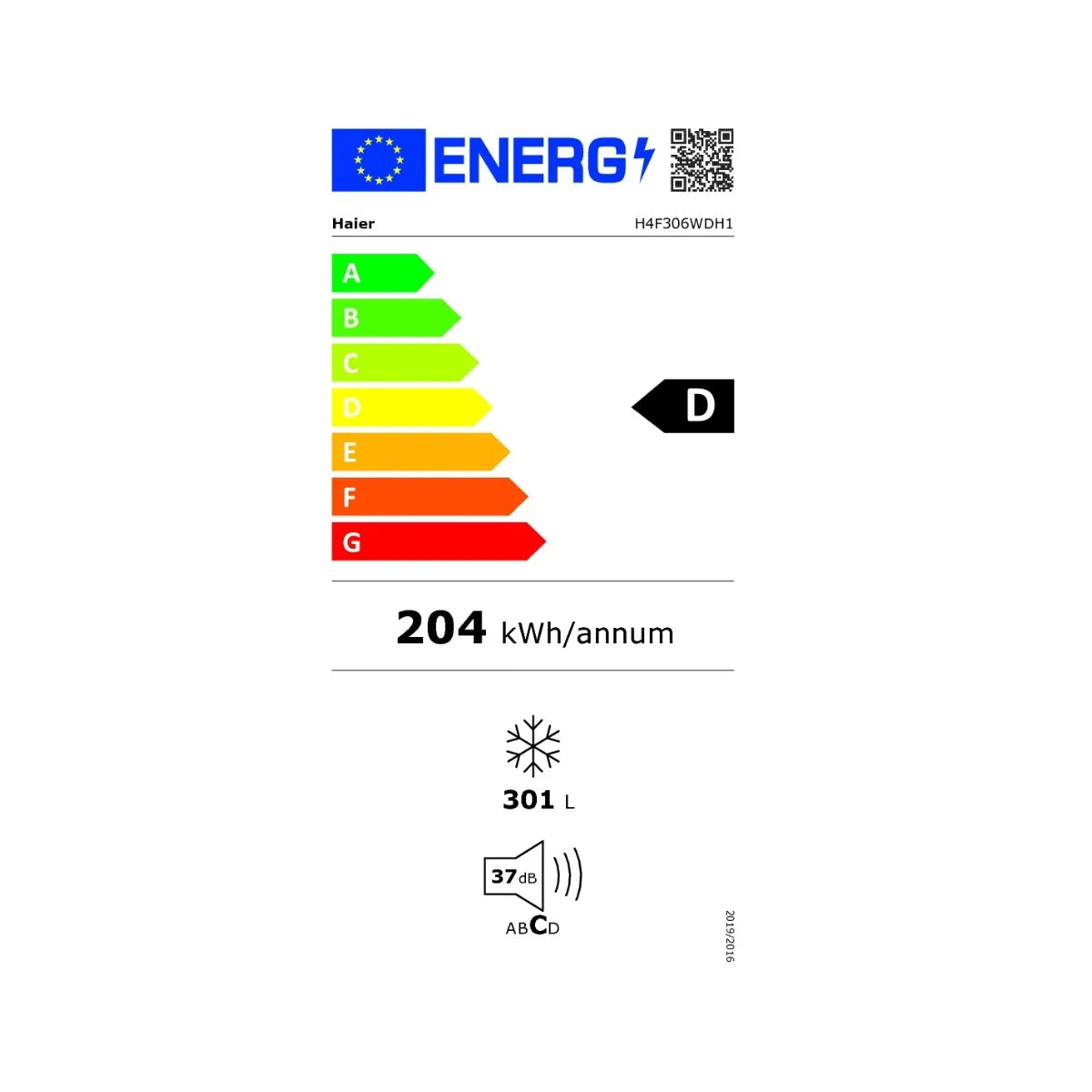 Haier H4F306WDH1 - Blanc