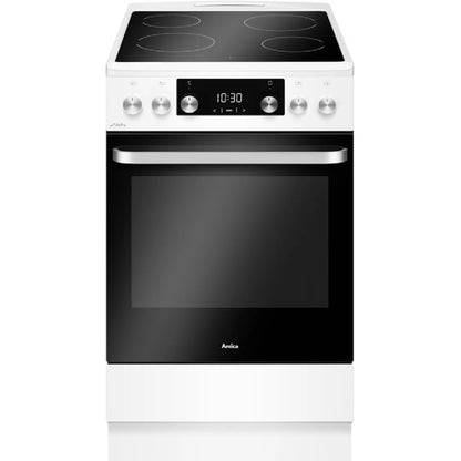 Amica ACV605RB Cocina Vitrocerámica 50 cm Radiant Hilight Blanca