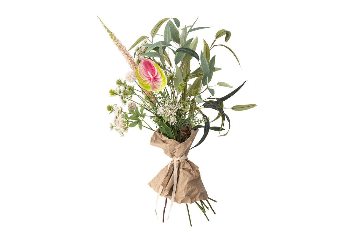 Belluno Künstlicher Blumenstrauß in Creme‑ und Rosétönen Rose