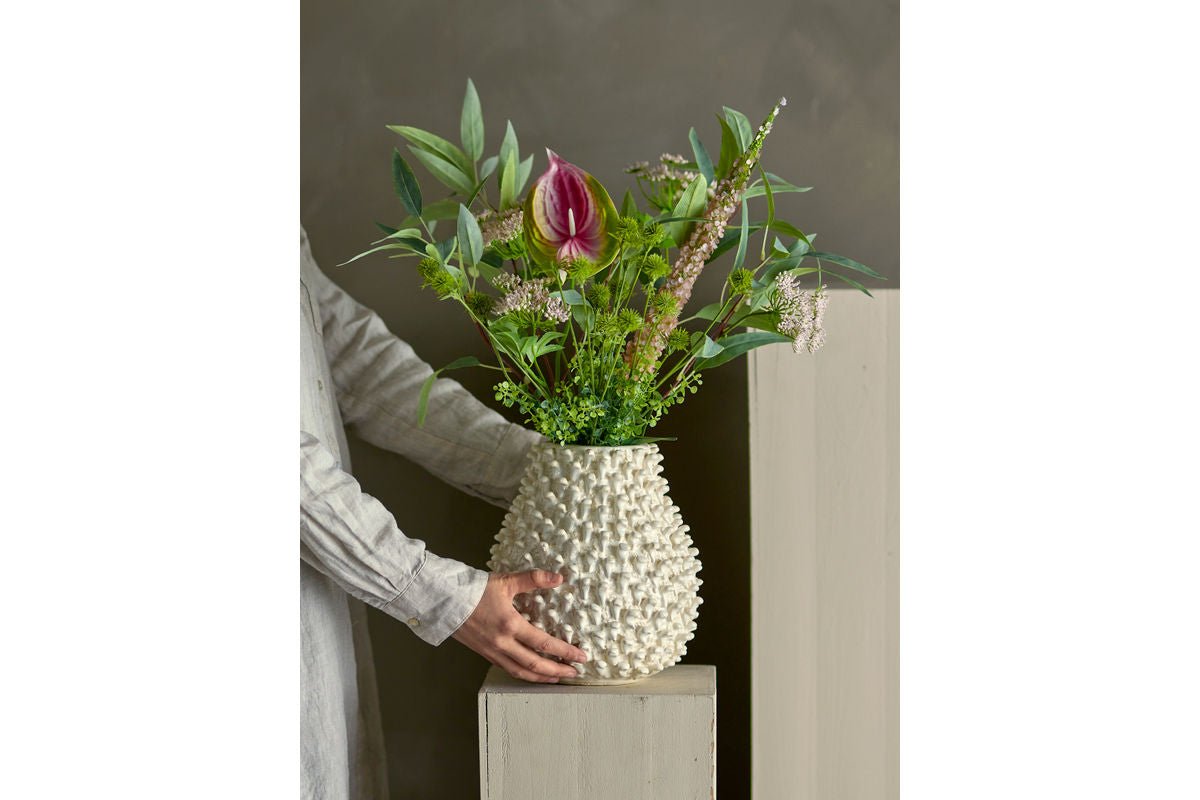 Belluno Künstlicher Blumenstrauß in Creme‑ und Rosétönen Rose