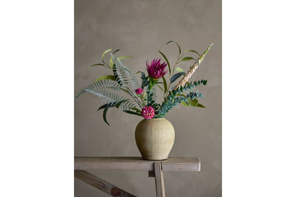Künstlicher Blumenstrauß Imperia – Kräftige Rot- & Grüntöne
