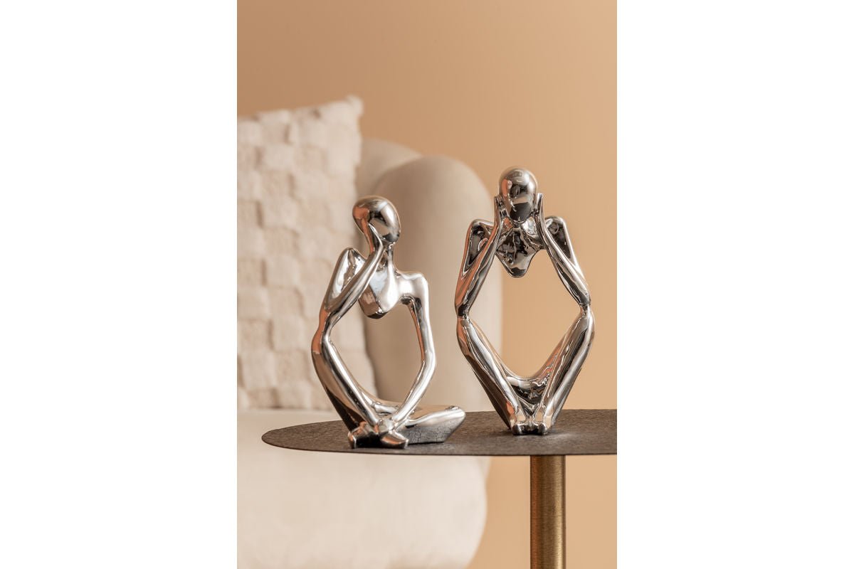 Luxusbetten24 Dreamer Statue Polyresin mit glänzender Oberfläche