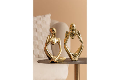 Luxusbetten24 Dreamer Statue Polyresin mit glänzender Oberfläche