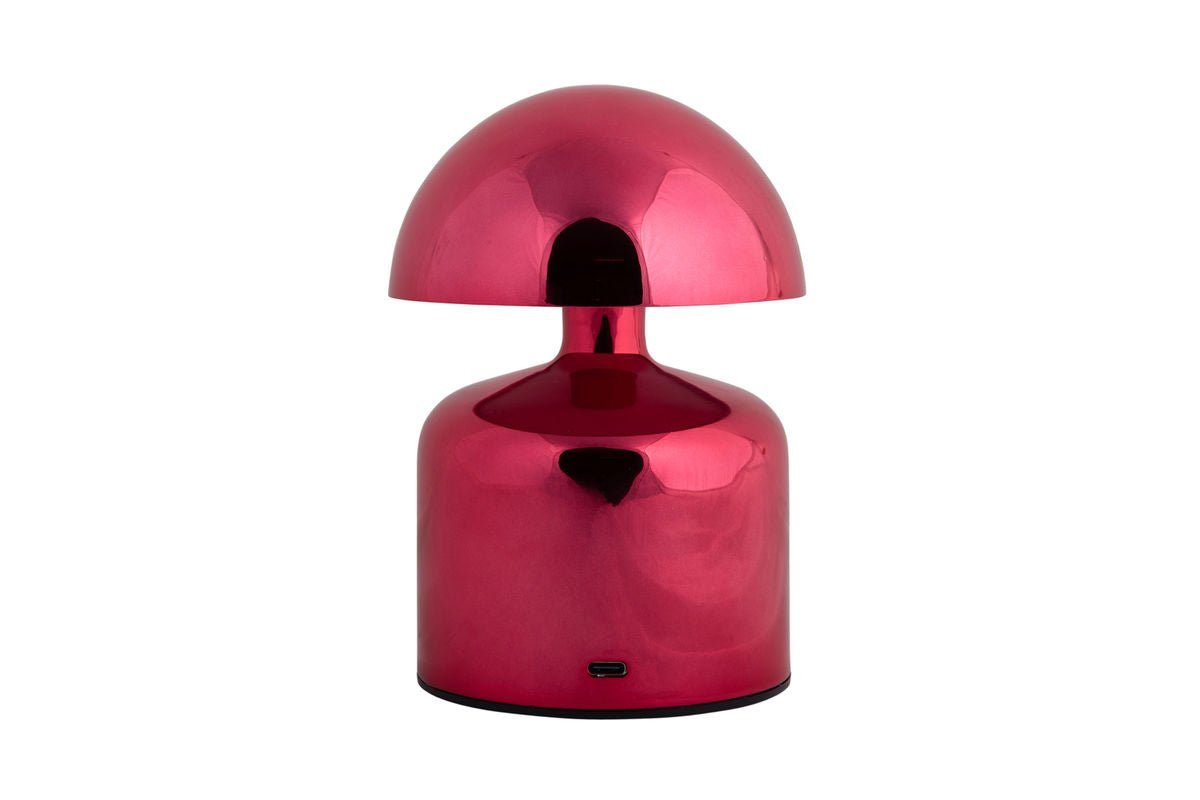 Tischlampe Skogna Designlampe aus Eisen mit LED Pink Hochglanz
