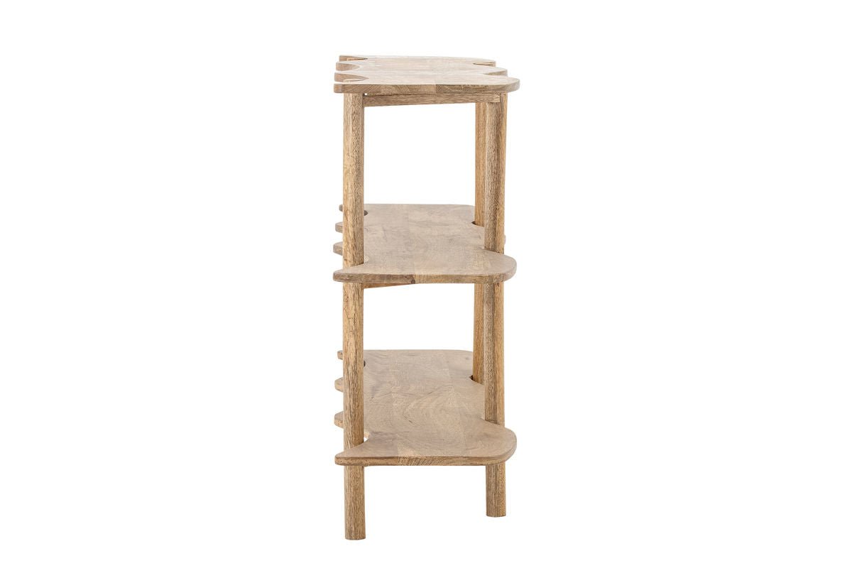Bücherregal Reno – FSC®-zertifiziertes Mangoholz im natürlichen Design