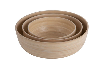 Schale Rosélis – Gefertigt aus Bamboo (3er Set)
