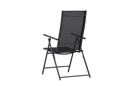 Miro Gartenstuhl 2er-Set, Klappbar, Beige Oder Schwarz aus Stahl