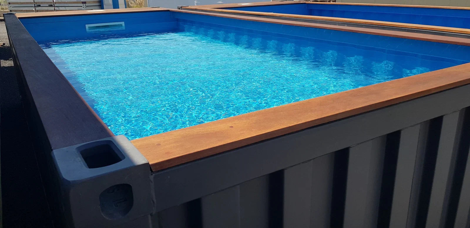 Contenedores Ejido SL Piscina Box 20 Piedi Grigio