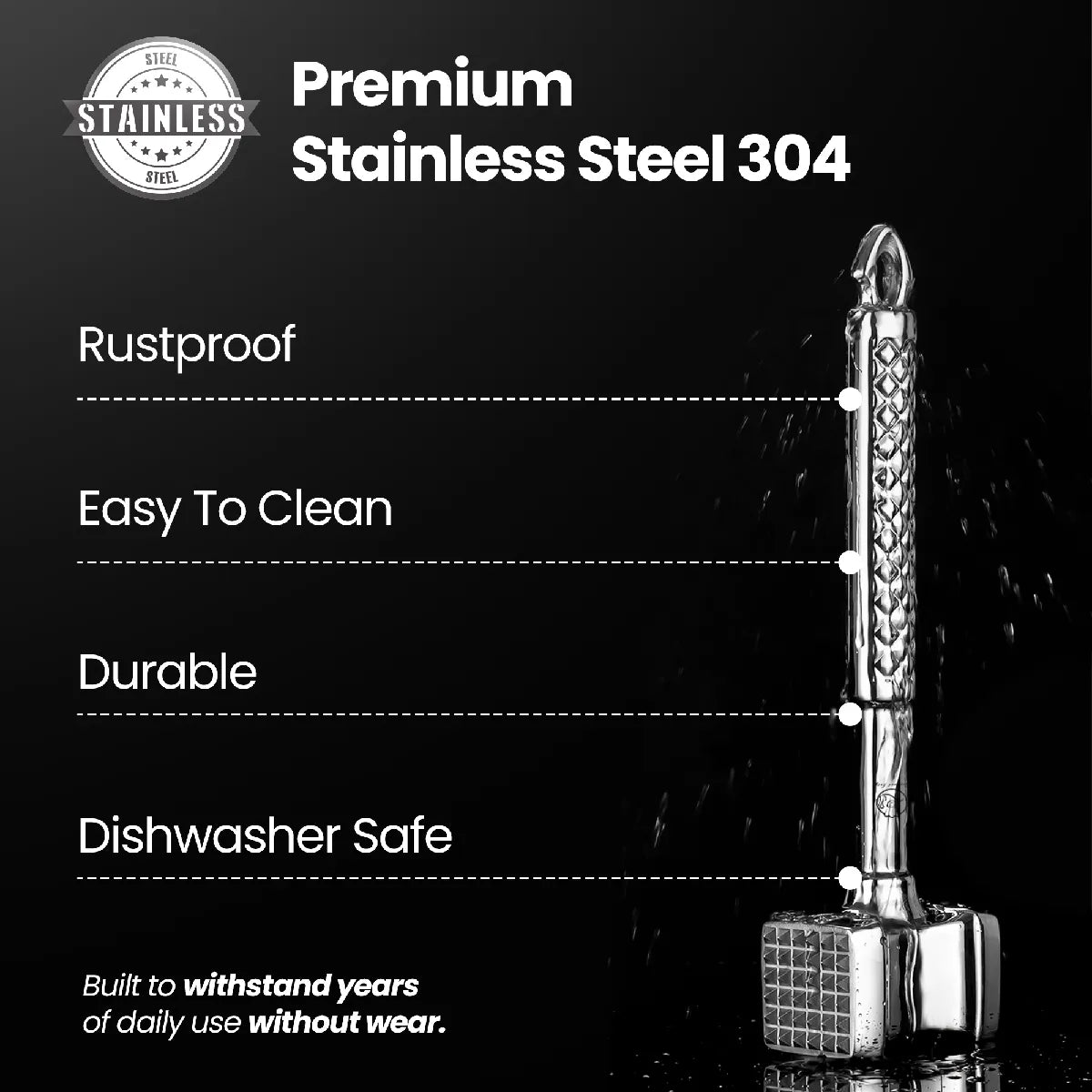 Attendrisseur de Viande Inox Gourmet Easy Inox MKR00013375984