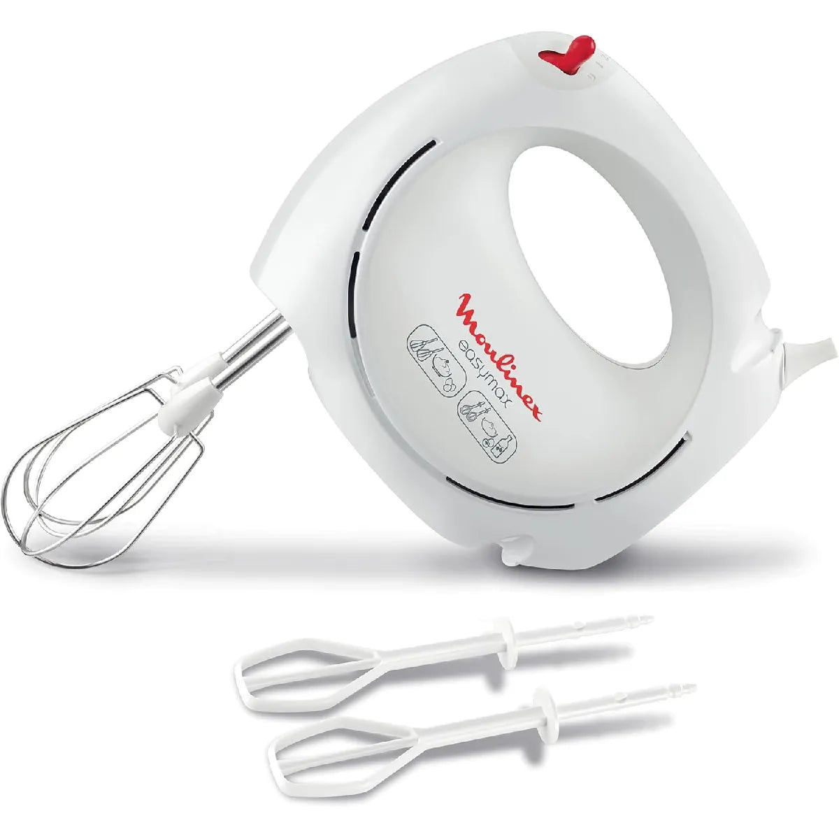 Batteur Électrique Moulinex Blanc et Rouge MKR00014282246