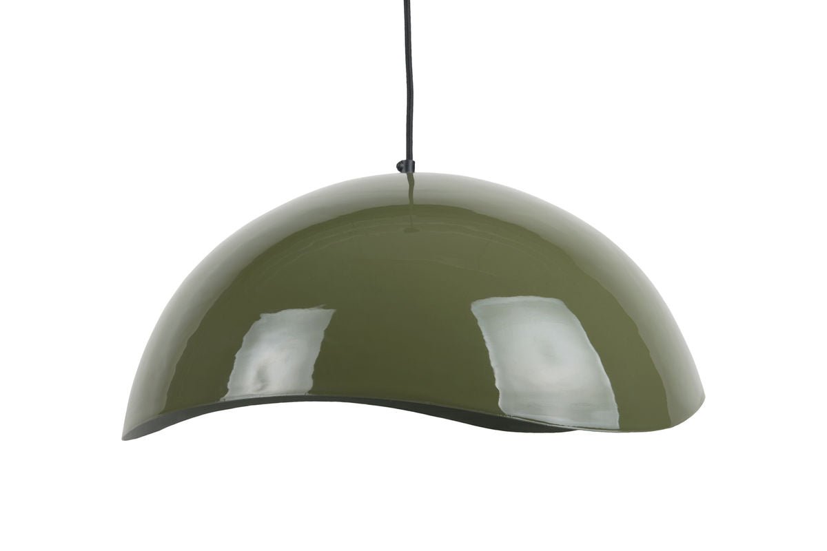 Luxusbetten24 Berlin Pendelleuchte Modern Waldgrün Elegantes Licht Raumbeleuchtung