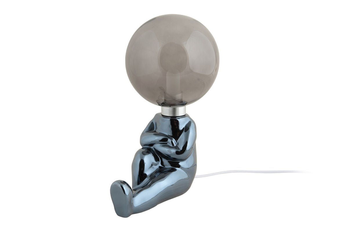 Tischlampe Antman Sitzend Designlampe Hochglanz Beschichtet LED
