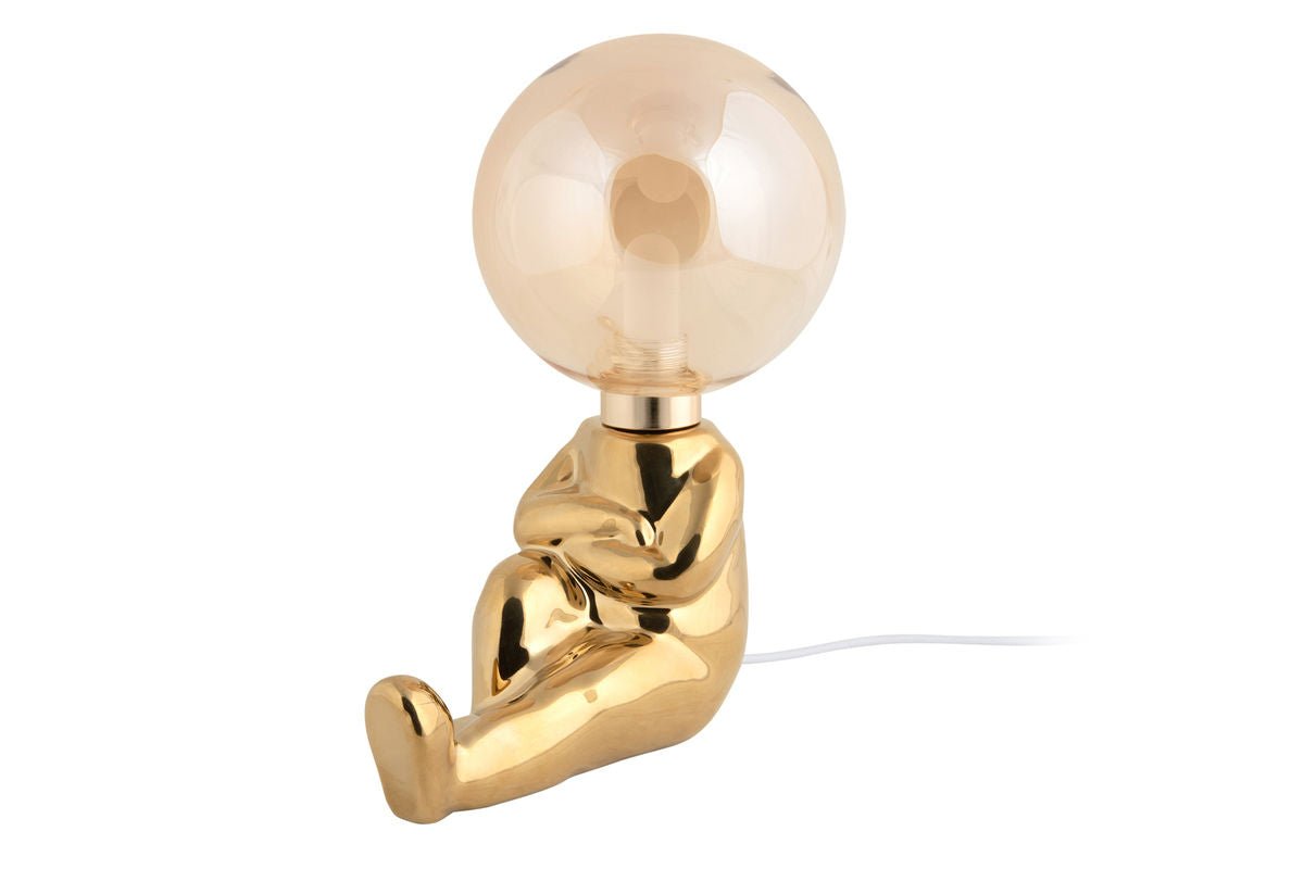 Tischlampe Antman Sitzend Designlampe Hochglanz Beschichtet LED