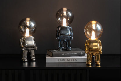 Luxusbetten24 Antman Design Tischlampe Hochglanz LED