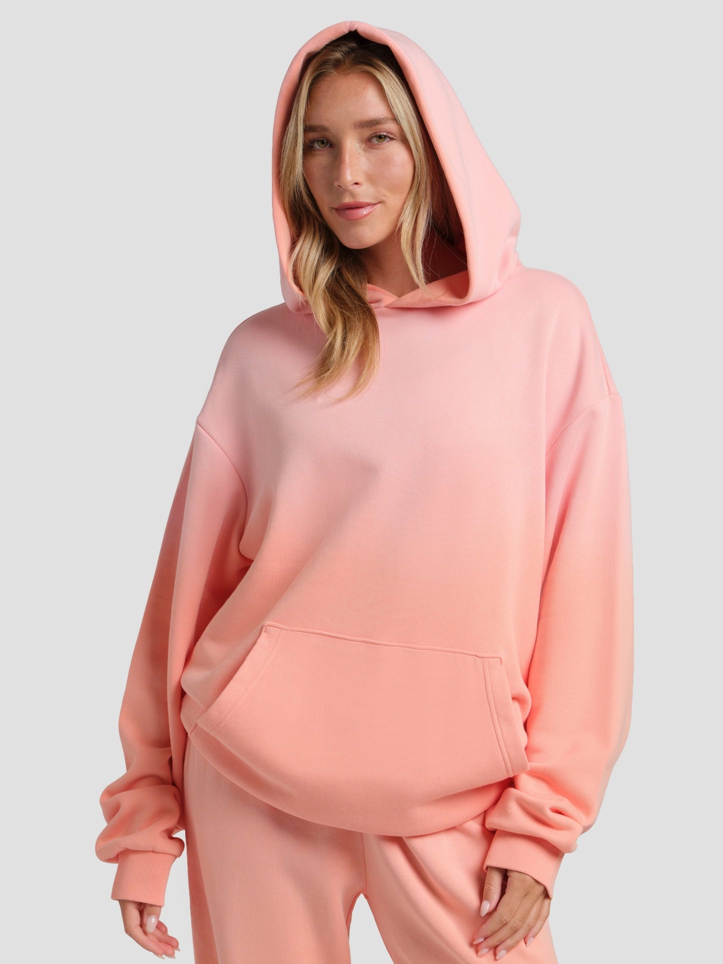 Comfrt Sunwashed Hoodie 100% Baumwolle Oversized Garment Dyed Sommer