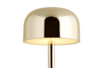 Luxusbetten24 Lumé Tischlampe – Moderner LED-Stil in Gold & Silber