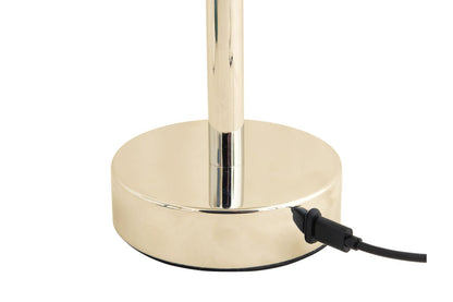 Luxusbetten24 Lumé Tischlampe – Moderner LED-Stil in Gold & Silber