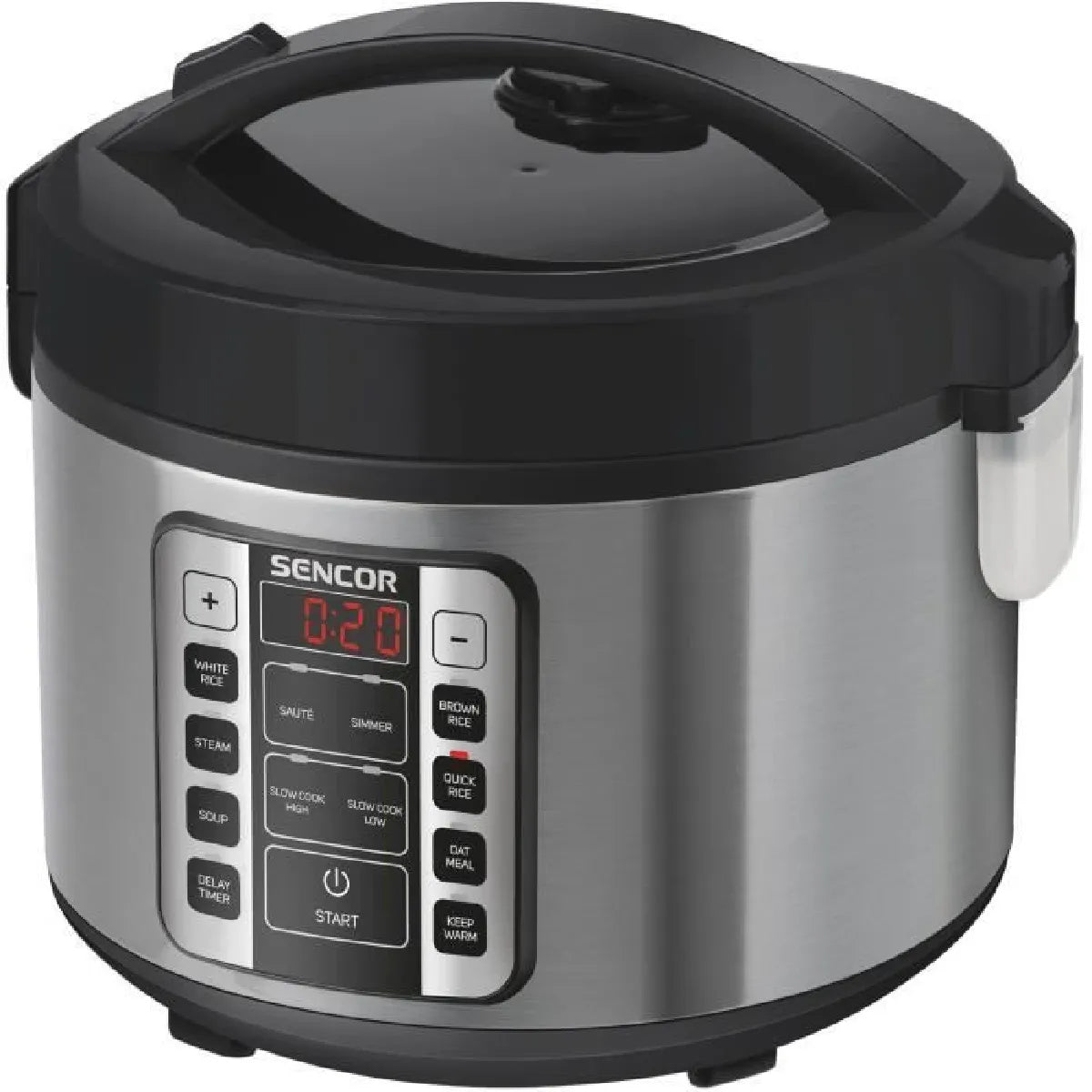 SencorSRM 3151BK Cocedor de arroz 1,5 L Inox