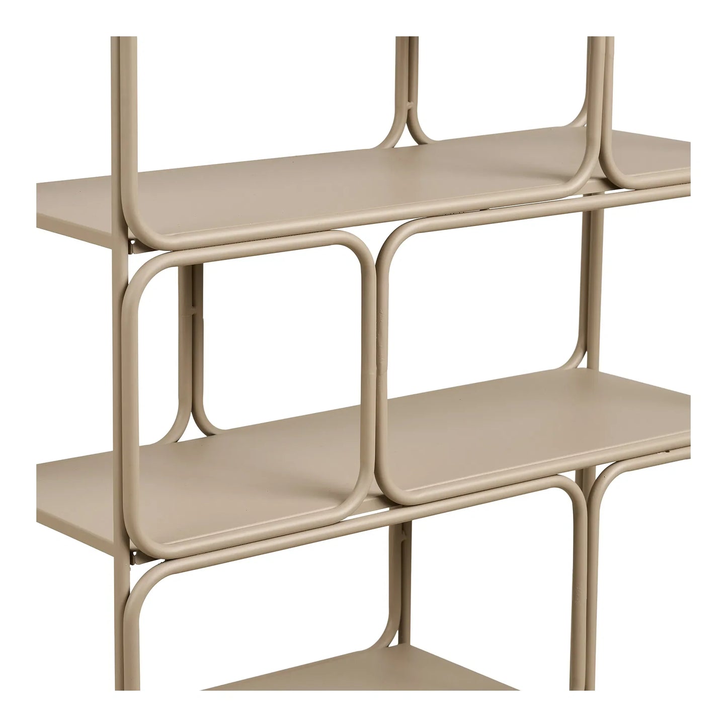 Wandregal Corvella – Metall, Beige, 180 cm Breite