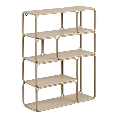 Wandregal Corvella – Metall, Beige, 180 cm Breite
