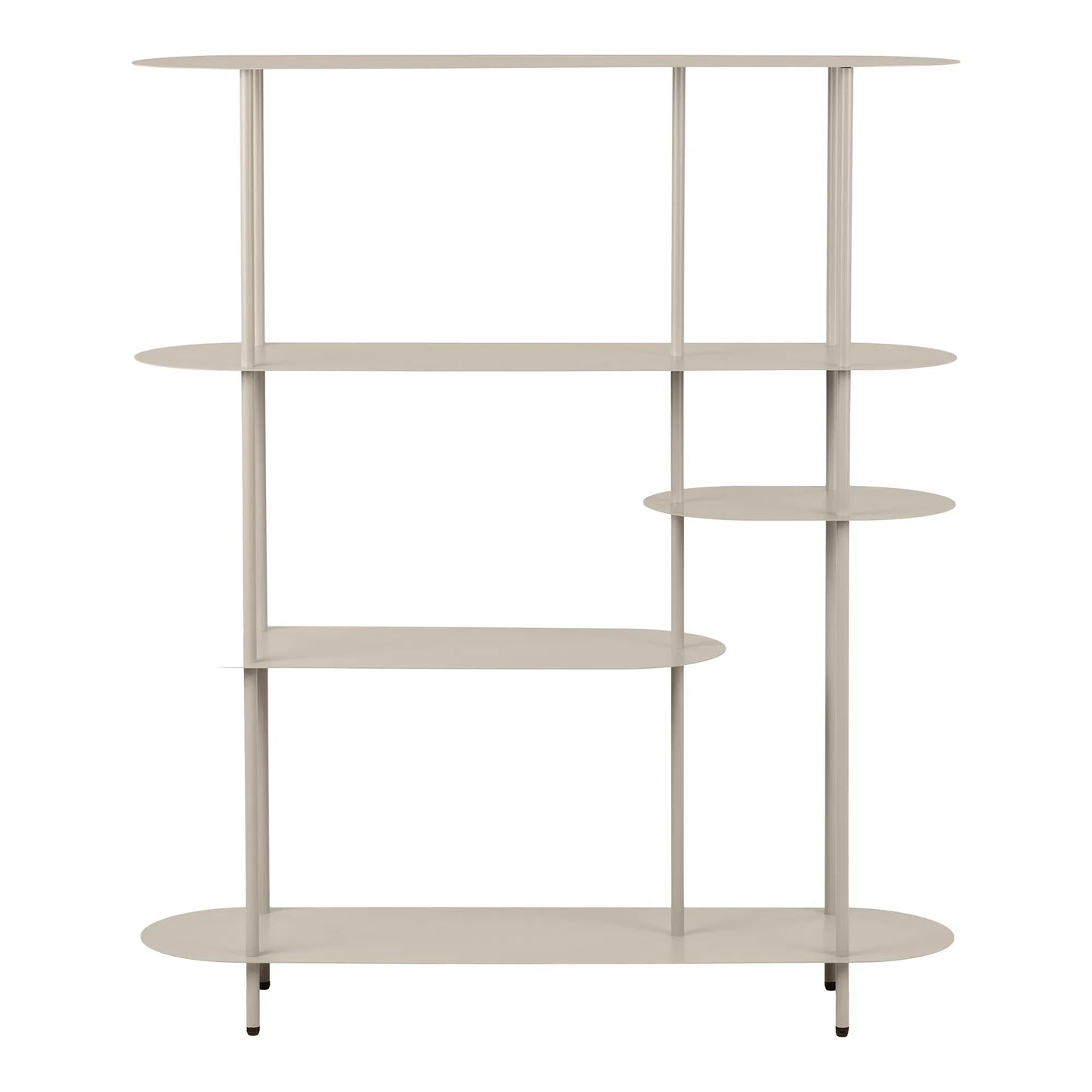 Velsira Standregal Aus Metall In Sandfarbe – Robust Und Stilvoll