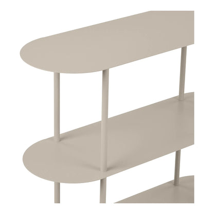 Standregal Kaldora – aus Metall in Sandfarbe