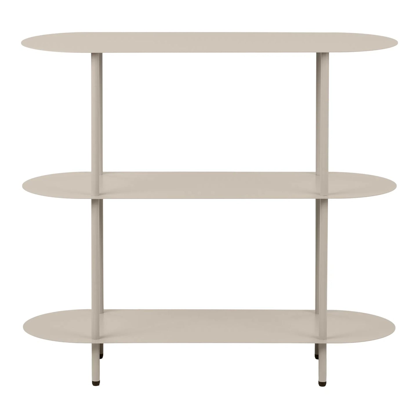 Standregal Kaldora – aus Metall in Sandfarbe