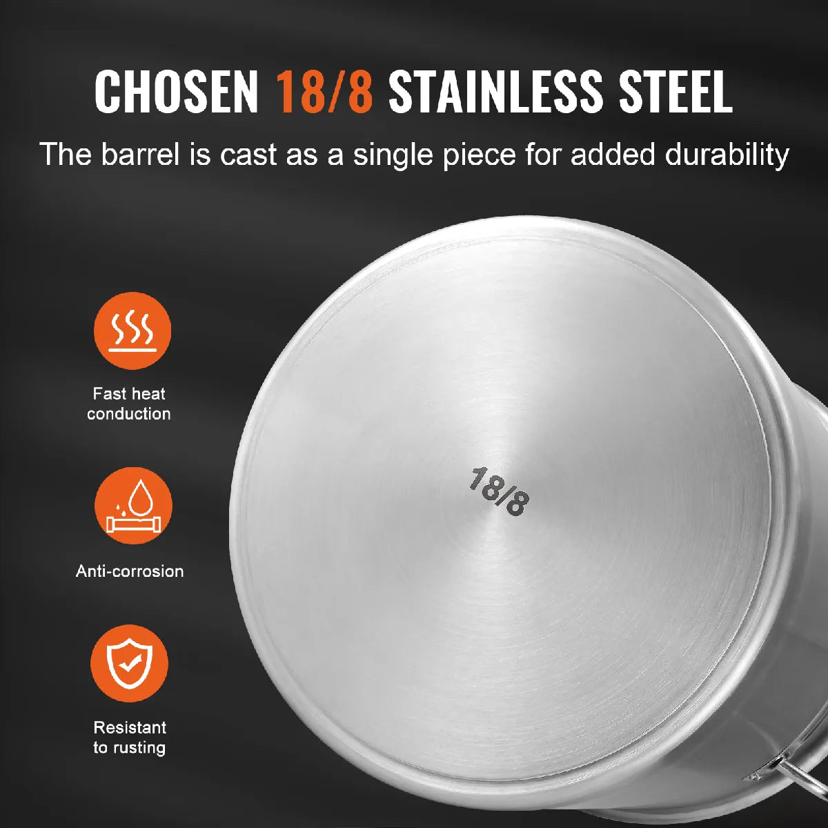 Marmite Inox 35cm Vevor Inox MKR00022109838