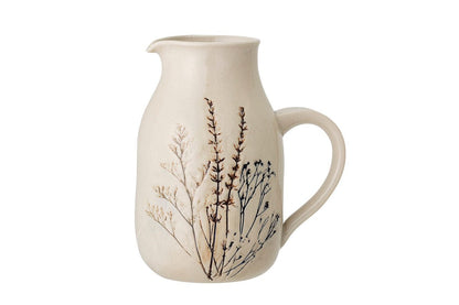 Krug Elva – handbemaltes Steingut mit Blumenmotiv