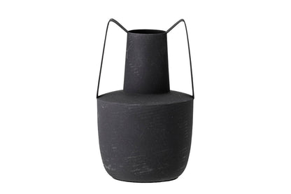 Darmare Schwarze Metallvase – Moderne Elegantes Zeitloses Design Wohnaccessoire