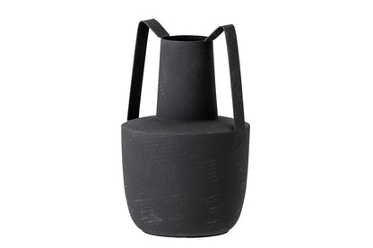 Darmare Schwarze Metallvase – Moderne Elegantes Zeitloses Design Wohnaccessoire