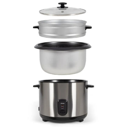 Livoo Arrocera Eléctrica Inox 2,8 L con Vapor y Mantención