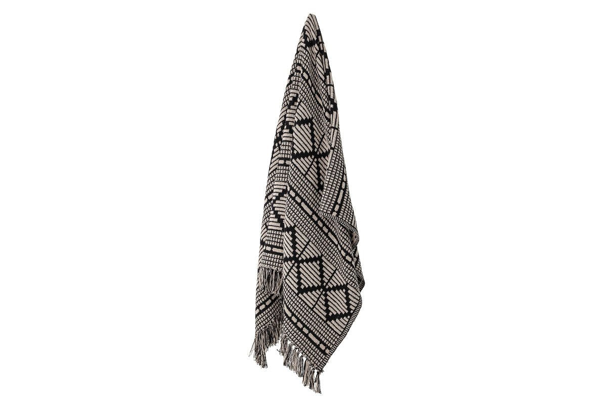Luxusbetten24 Alva Überwurfdecke Aus Recycelter Baumwolle 160x130 Schwarz