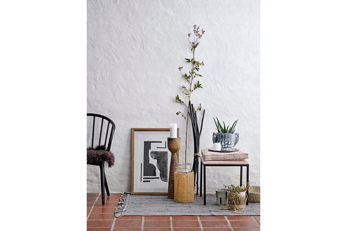 Luxusbetten24 Skara Blumentopf – Nordisches Design Blau
