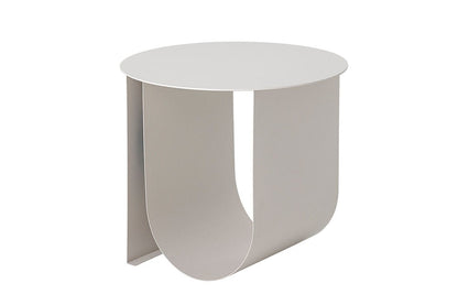 Luxusbetten24 Niko Beistelltisch, Minimalistisches Design, Beige, Wohnzimmer