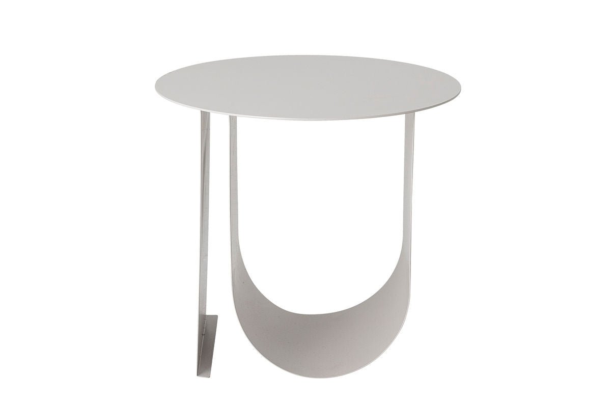 Luxusbetten24 Niko Beistelltisch, Minimalistisches Design, Beige, Wohnzimmer