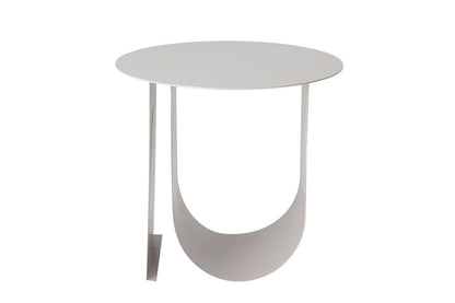 Luxusbetten24 Niko Beistelltisch, Minimalistisches Design, Beige, Wohnzimmer
